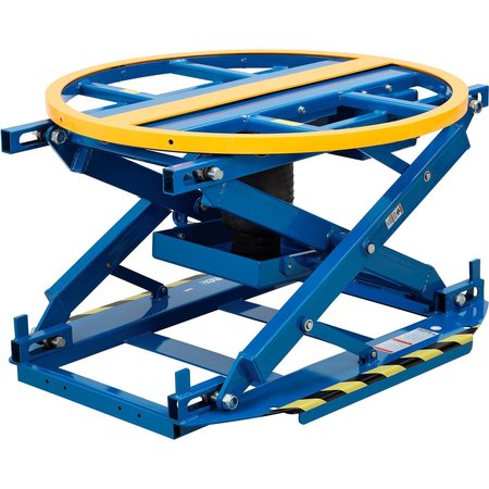GLOBAL INDUSTRIAL Self-Leveling Airbag Operated Pallet Carousel Skid Positioner 989007
